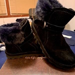Bear paws ankle boots